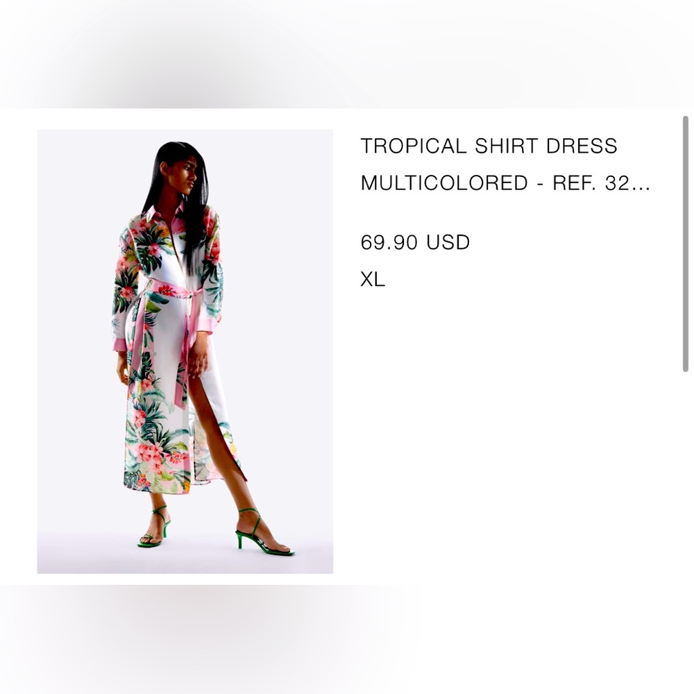 Zara shirt dress- NEW